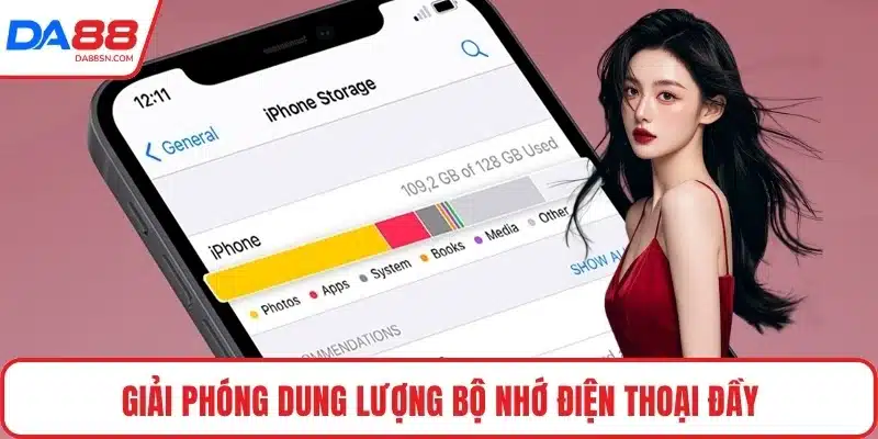 Giải phóng dung lượng bộ nhớ điện thoại đầy